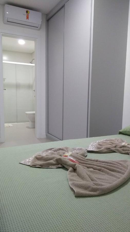 Apartamento frente para a piscina a uma quadra da praia Florianopolis Exterior foto