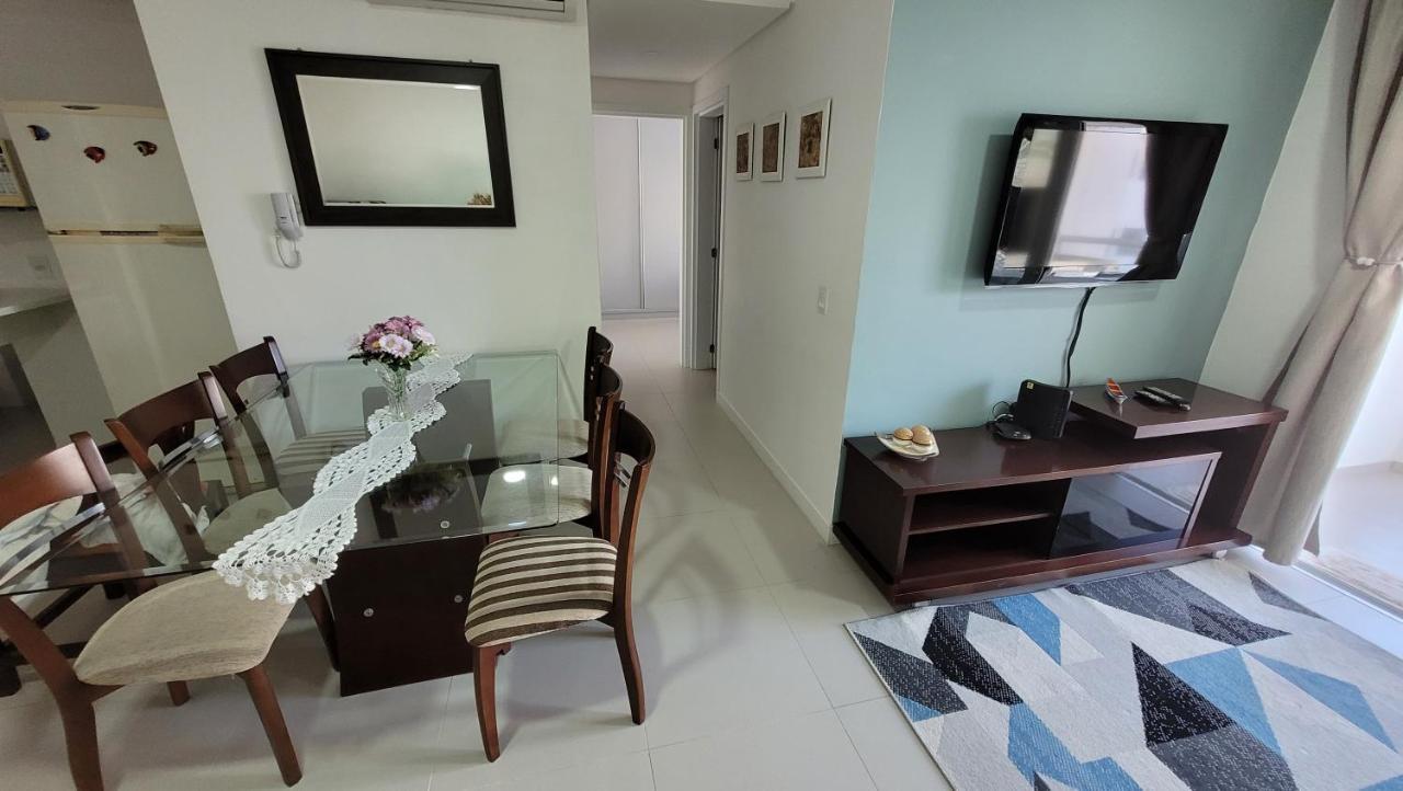Apartamento frente para a piscina a uma quadra da praia Florianopolis Exterior foto